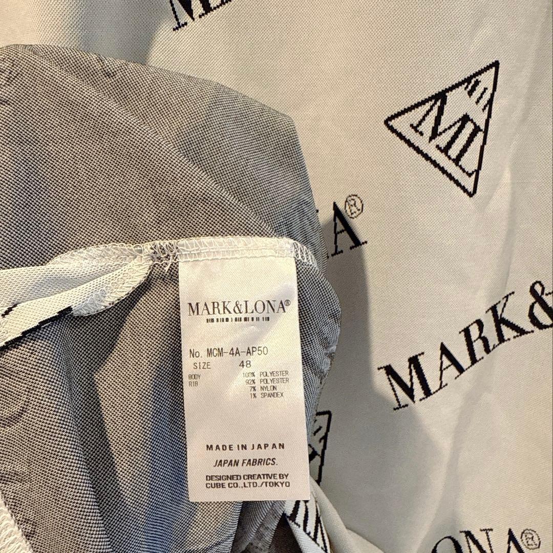 美品 ★ MARK&LONA コード ポロシャツ マーク&ロナ ホワイト 正規品