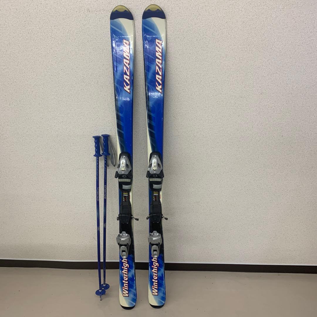 スキー板 KAZAMA 148cm Winterhigh9 ビンディング付き - メルカリ