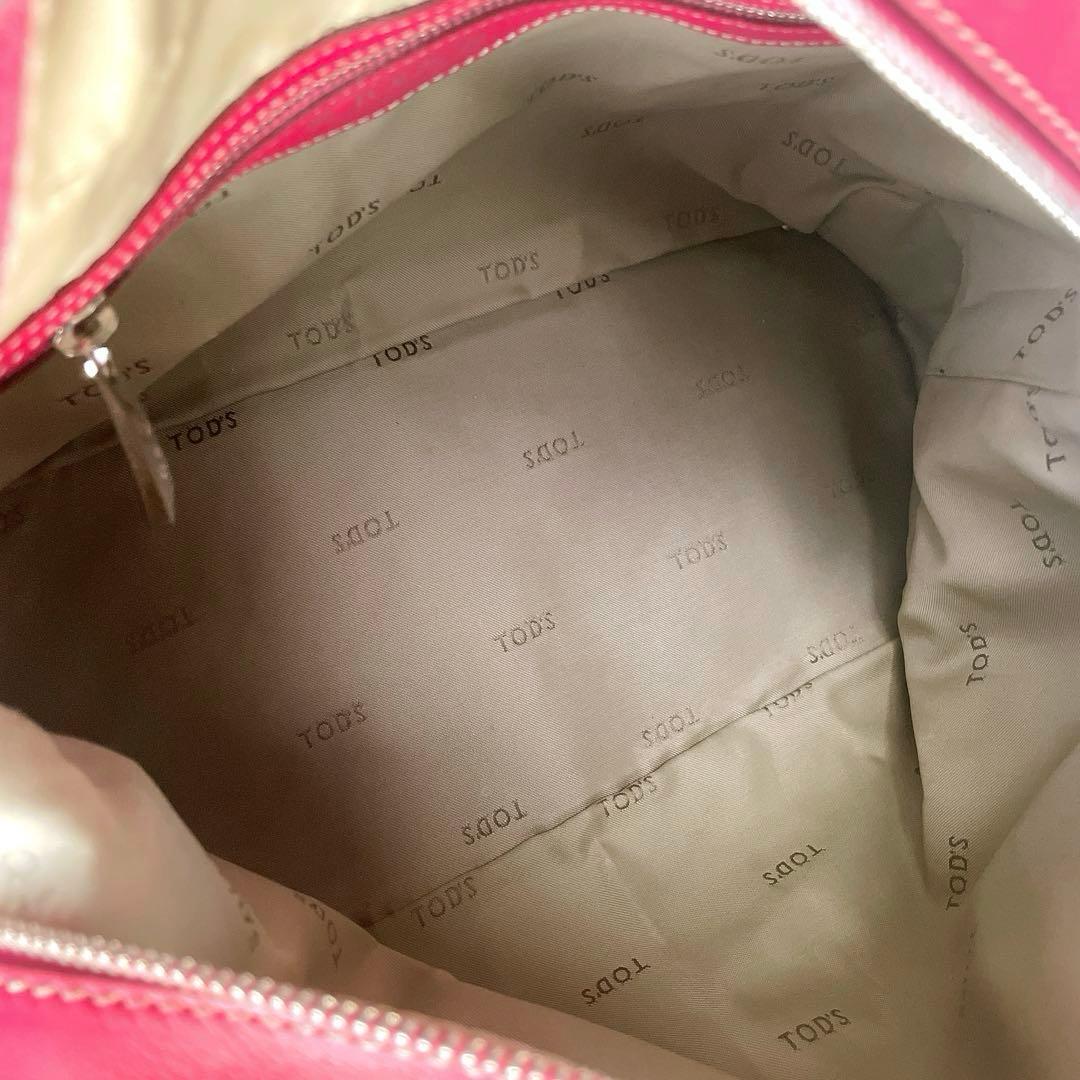 希少⭐︎TOD'S D-Styling ピンクレッド 2way ショルダーバッグ