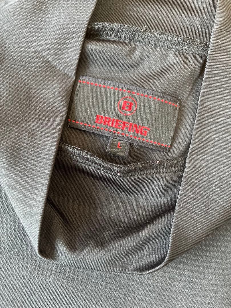 BRIEFING ブラック 長袖シャツ Lサイズ　ゴルフ