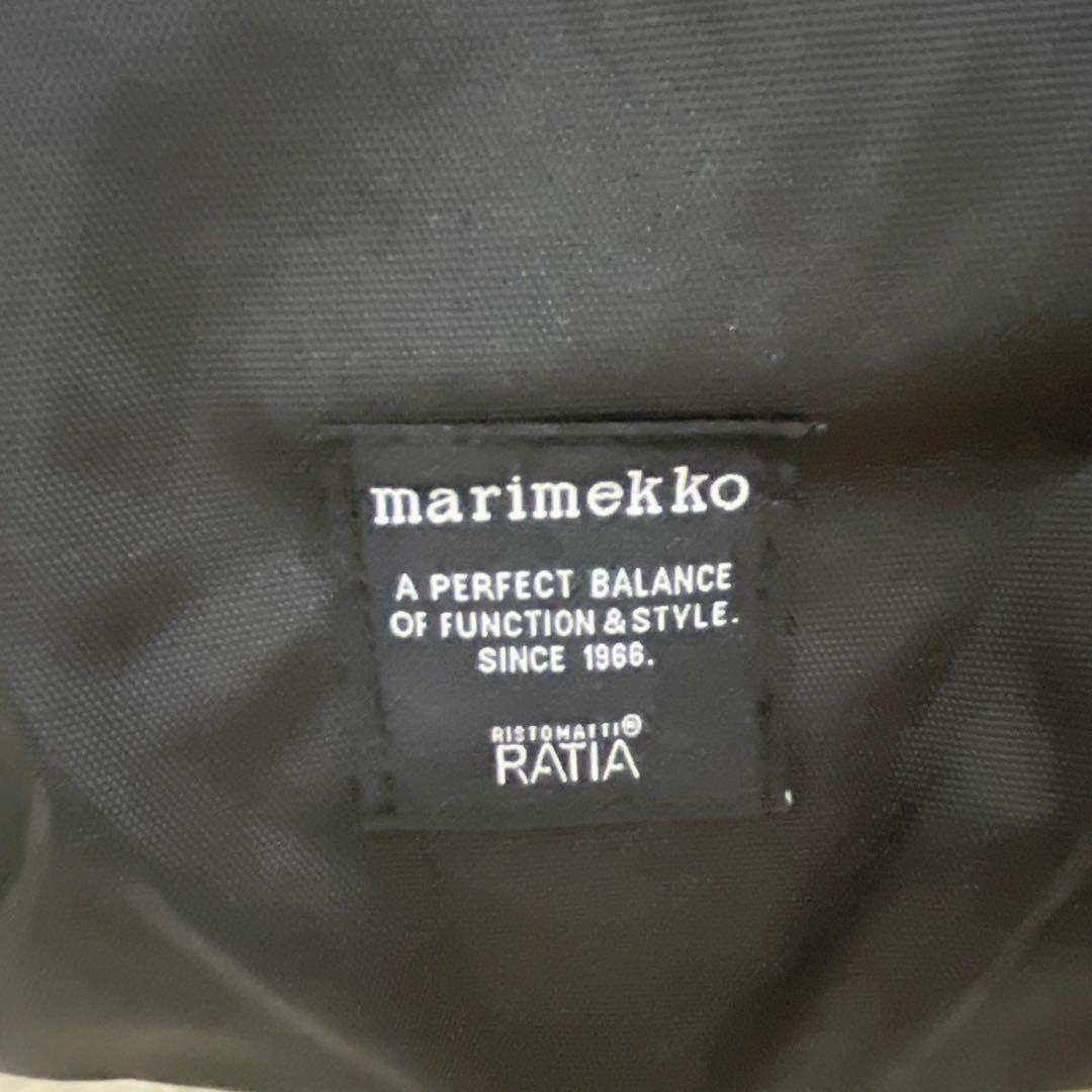 新品タグ付✨marimekko BUDDY マリメッコ バディ リュック 黒