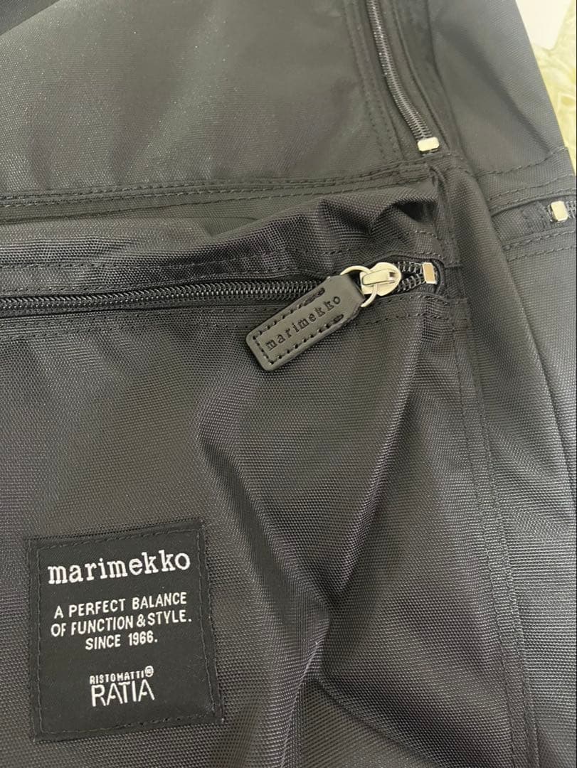 新品タグ付✨marimekko BUDDY マリメッコ バディ リュック 黒