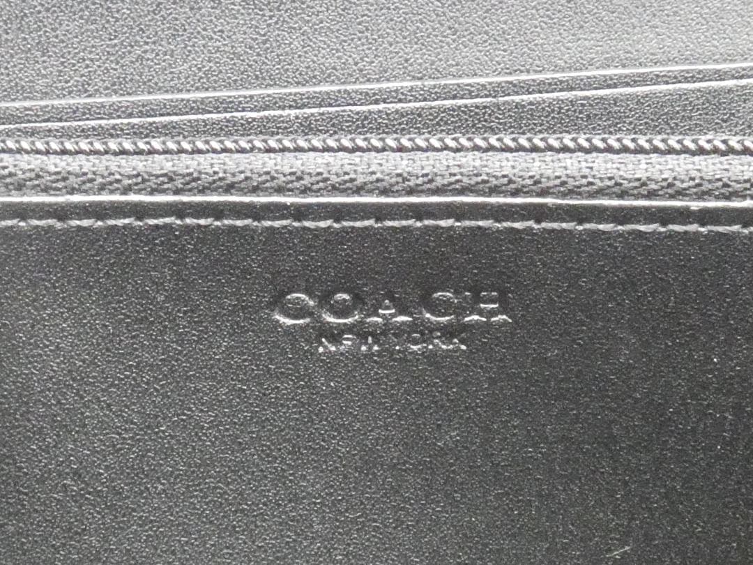 【新品】COACH コーチ ラウンド 長財布 2855 キルティング ウォレット