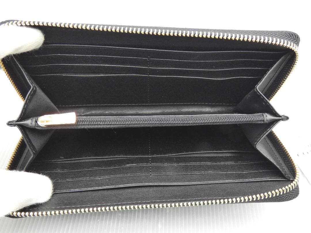 【新品】COACH コーチ ラウンド 長財布 2855 キルティング ウォレット