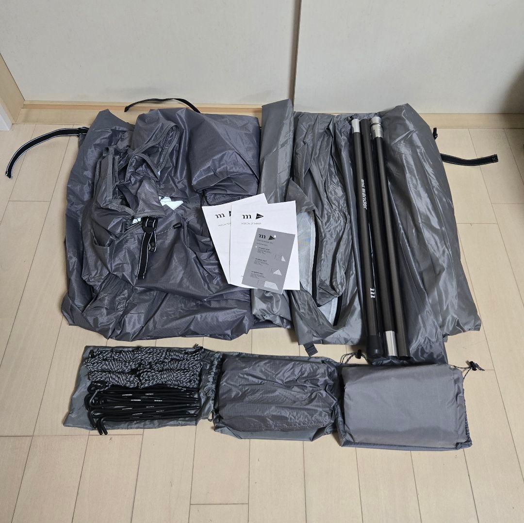 【極美品】 muraco × and wander ヘロン 2Pインナー ビーク