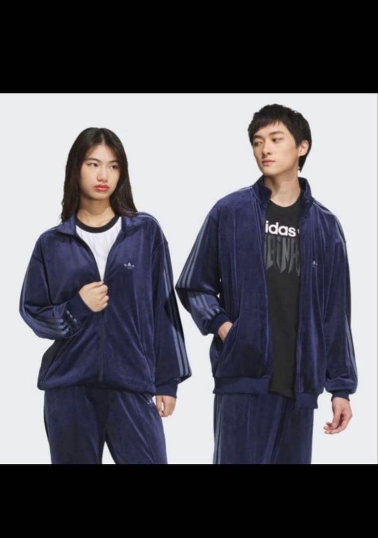 【未使用】adidas ベロア トラックジャケットxsサイズBE:FIRST着用