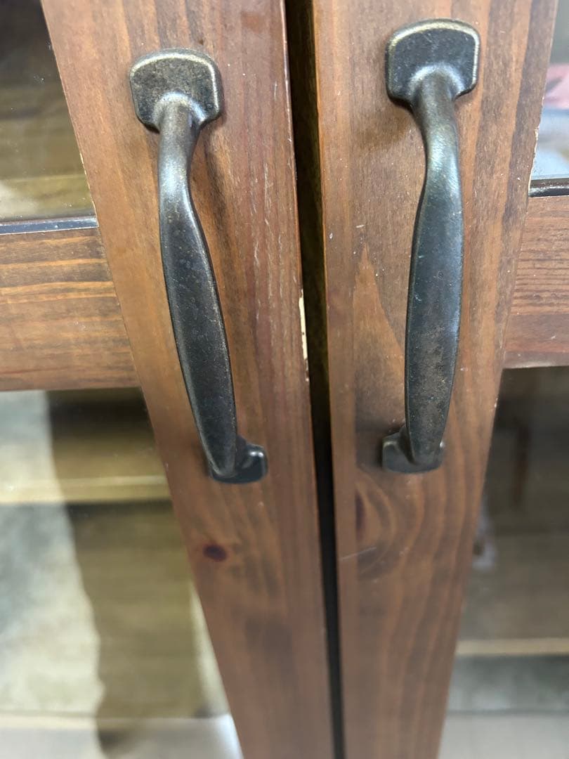 ウニコ unico オトゥール AUTEUR 食器棚　ガラスキャビネット　本棚