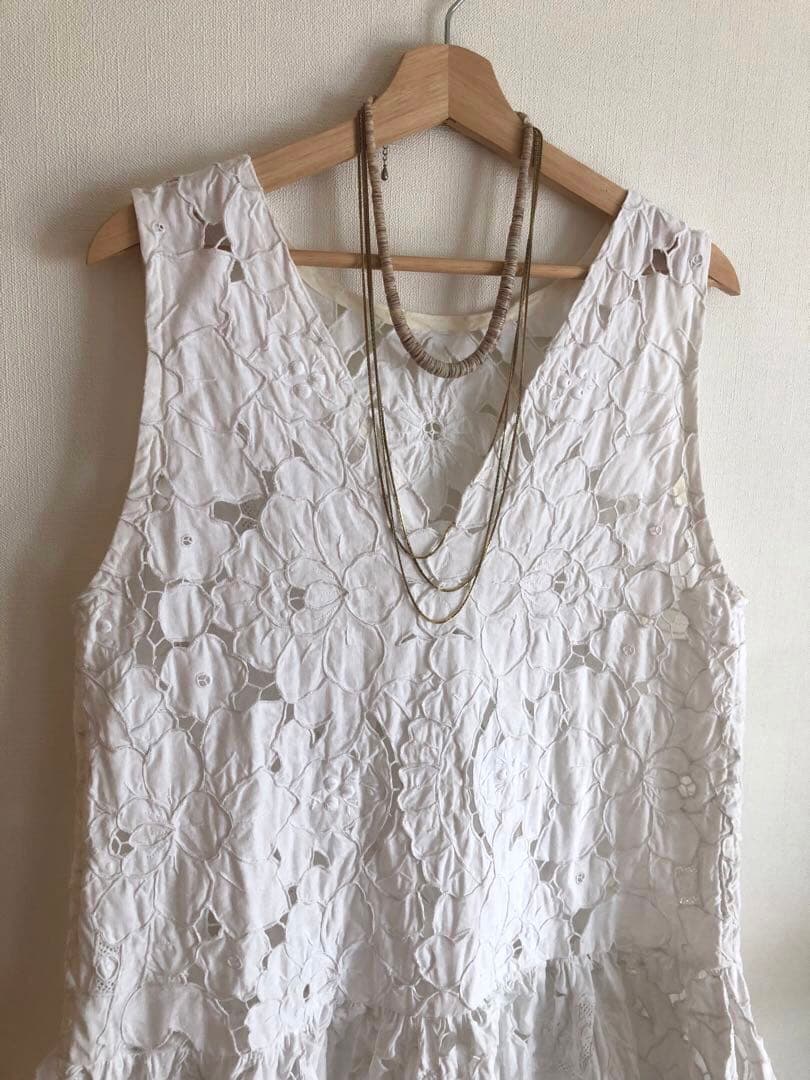 sako　テーブルクロスワンピース