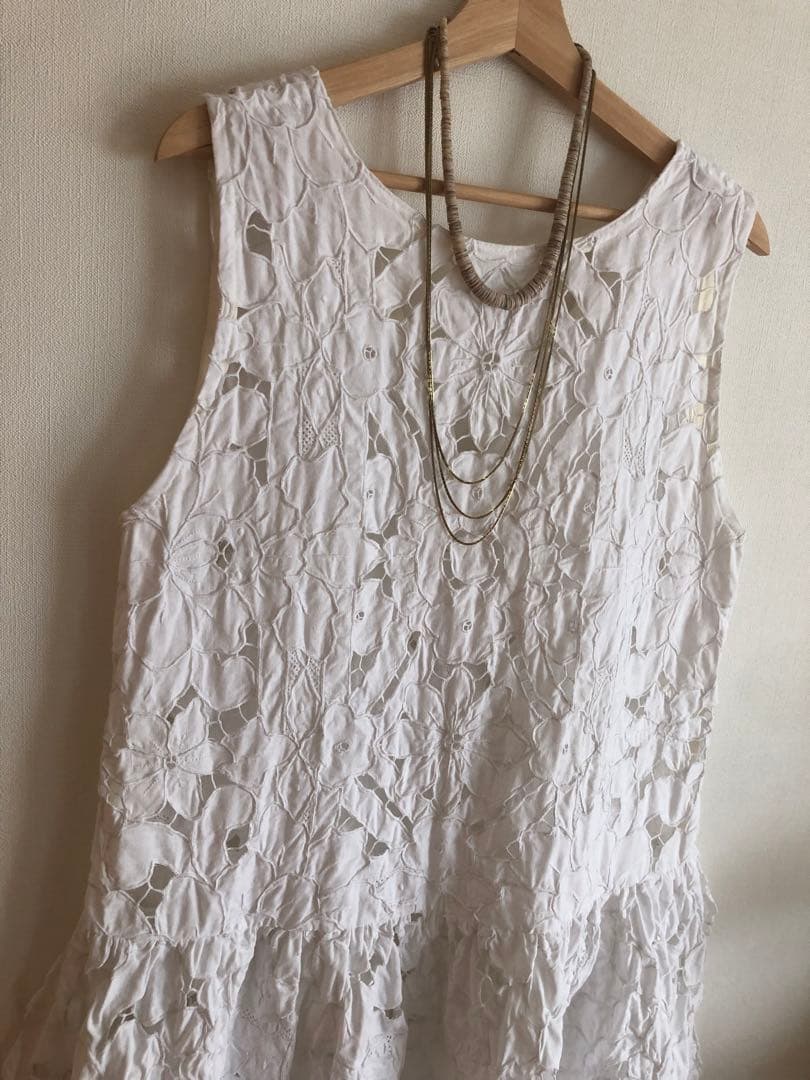 sako　テーブルクロスワンピース