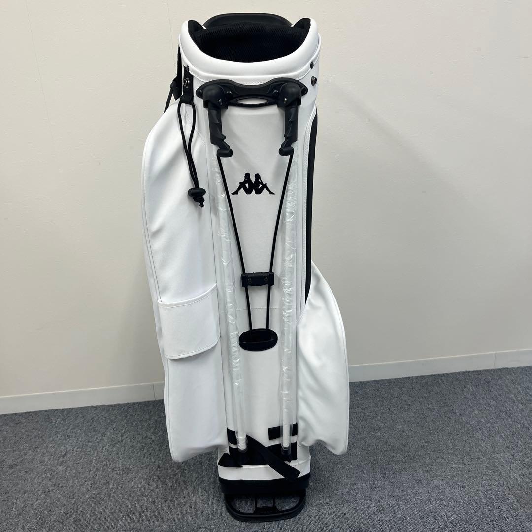 Kappa カッパ ゴルフ スタンド キャディバッグ 8.5型 ホワイト