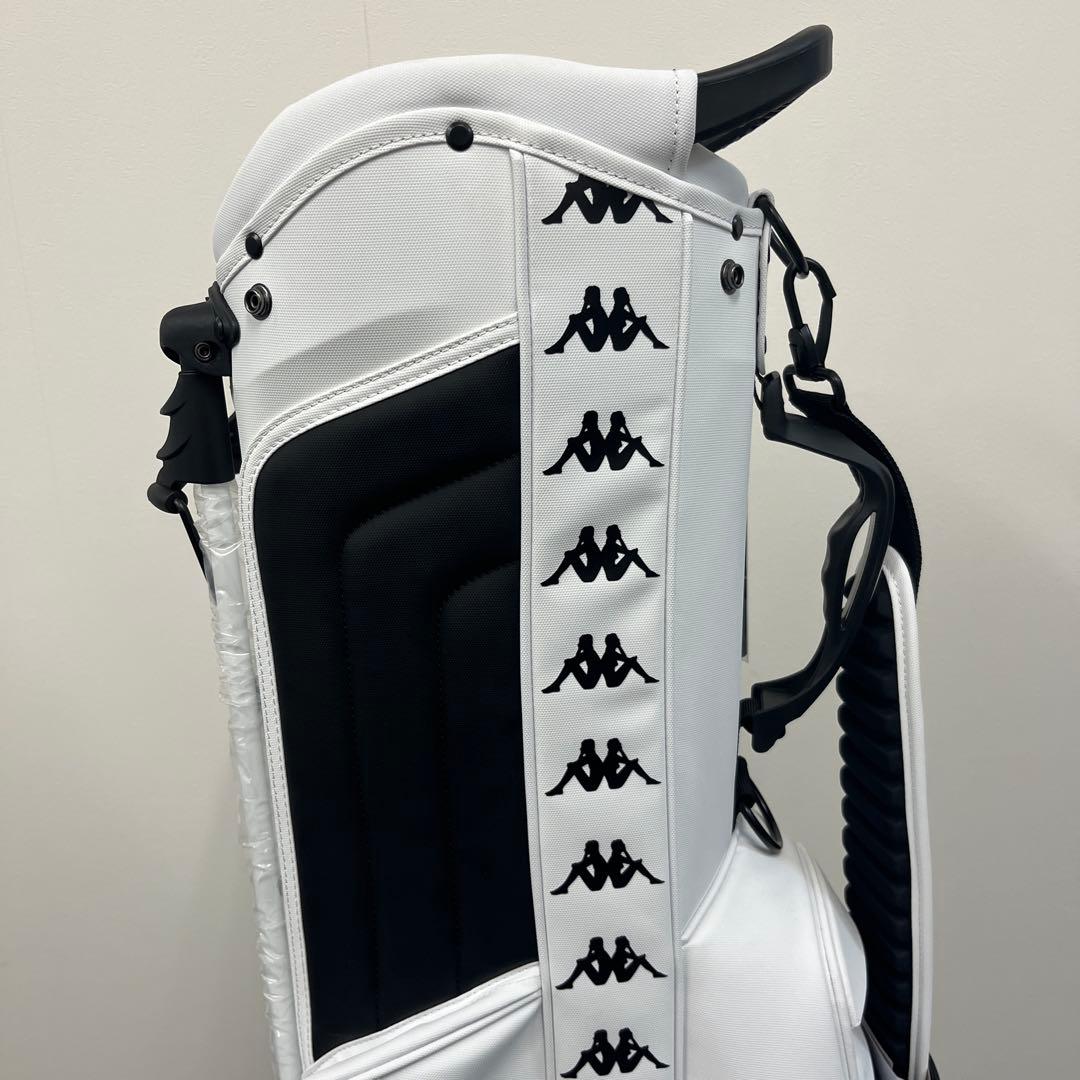 Kappa カッパ ゴルフ スタンド キャディバッグ 8.5型 ホワイト