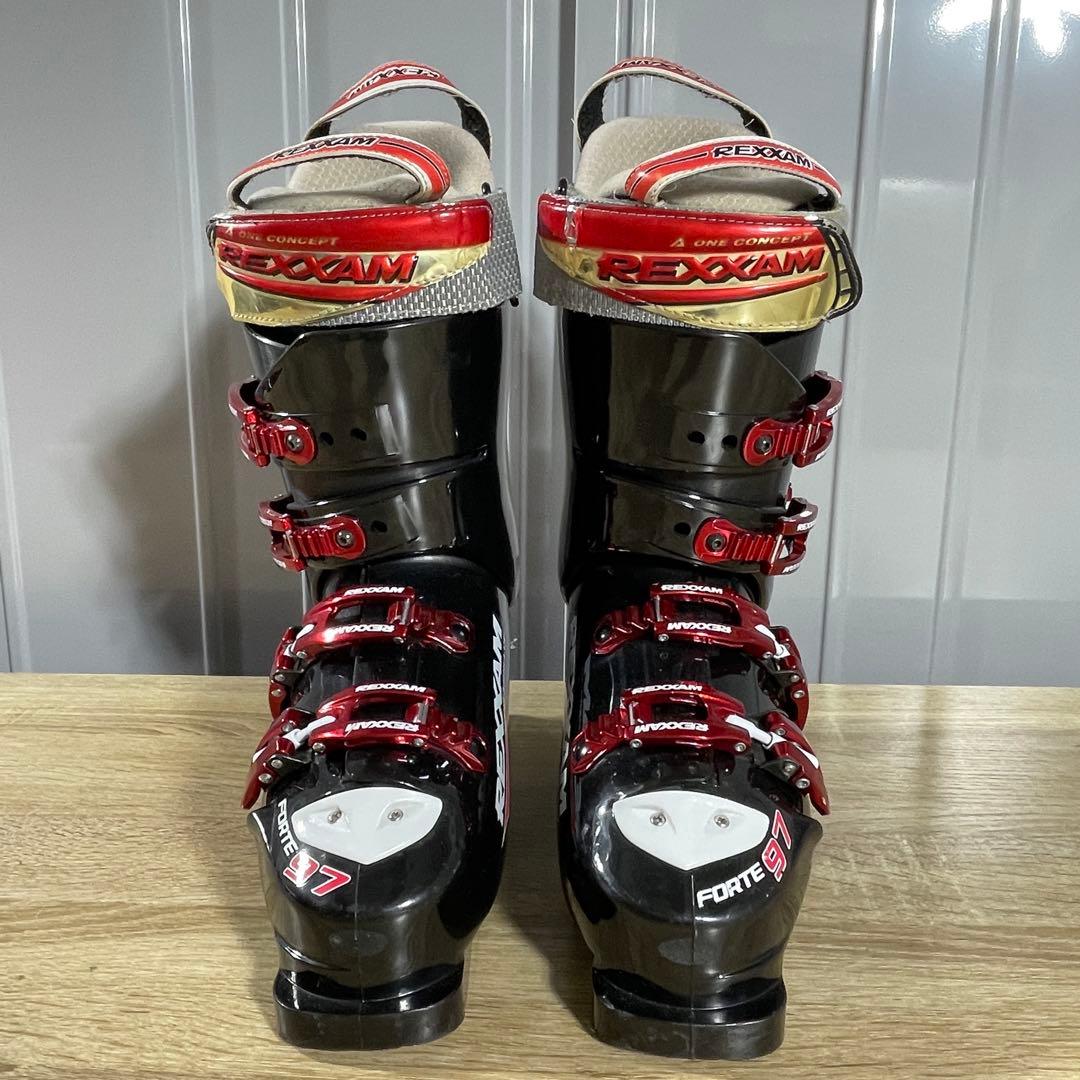 NORDICA165cm REXXAM26/26.5cmストック付きスキーセット