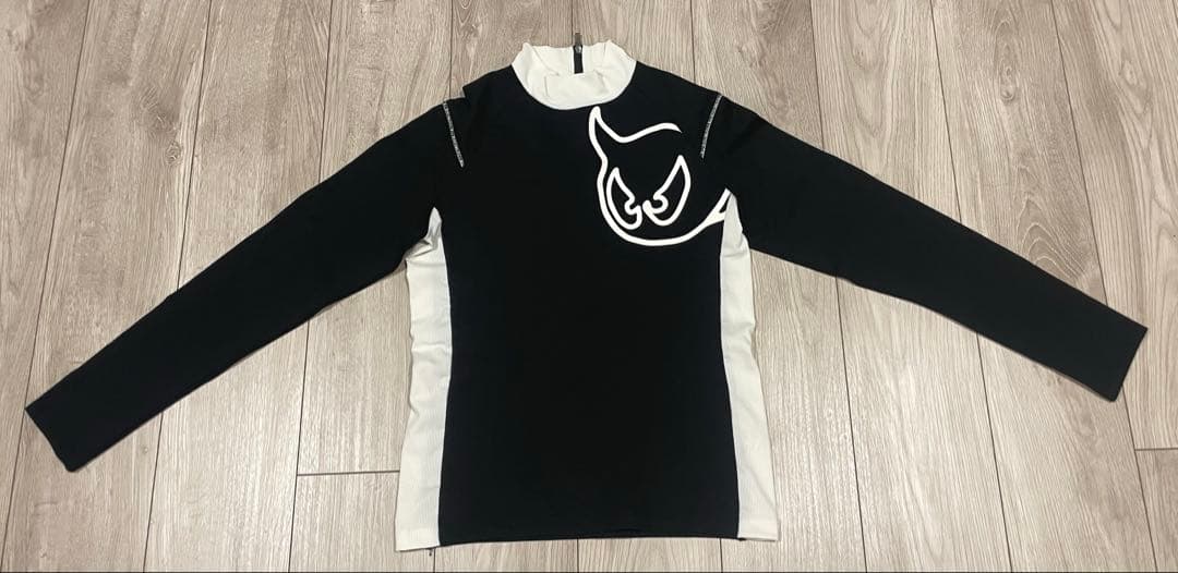 レディース ゴルフ セーター 黒と白