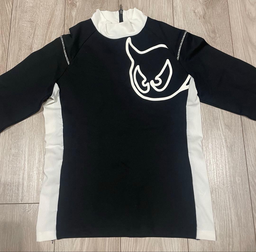 レディース ゴルフ セーター 黒と白