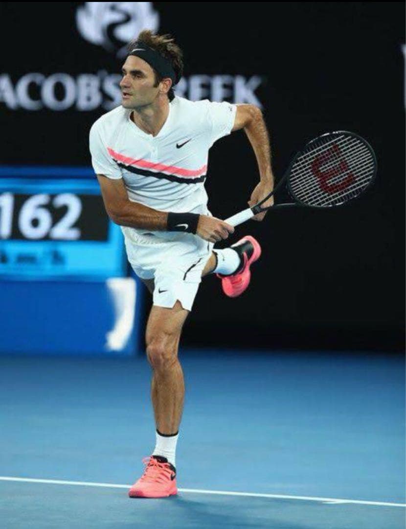 フェデラー　2018年全豪優勝　ナイキ　ヘンリーネックシャツ フェデラー 2018年全豪優勝 ナイキ ヘンリーネックシャツ