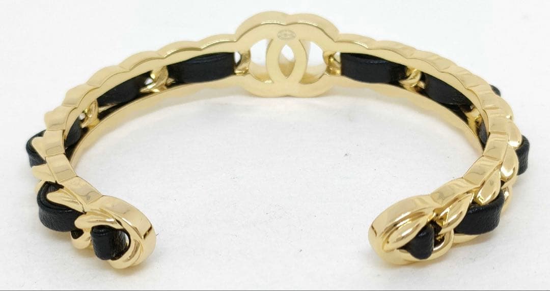 シャネル ココマーク バングル CCマーク ゴールド　鑑定済み