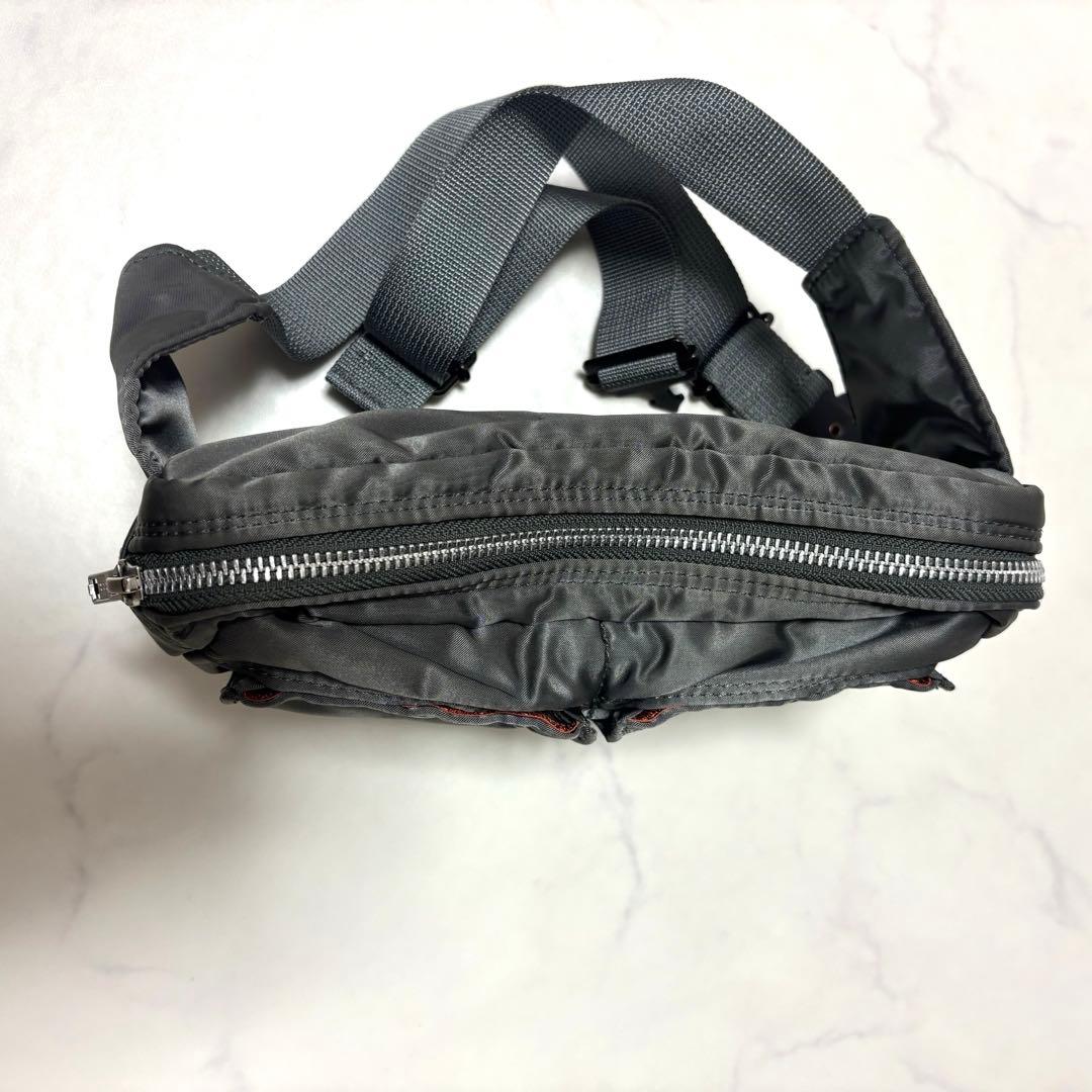 新品同様⭐︎ポーター ショルダー ボディバッグ タンカー 廃盤 希少シルバーグレー