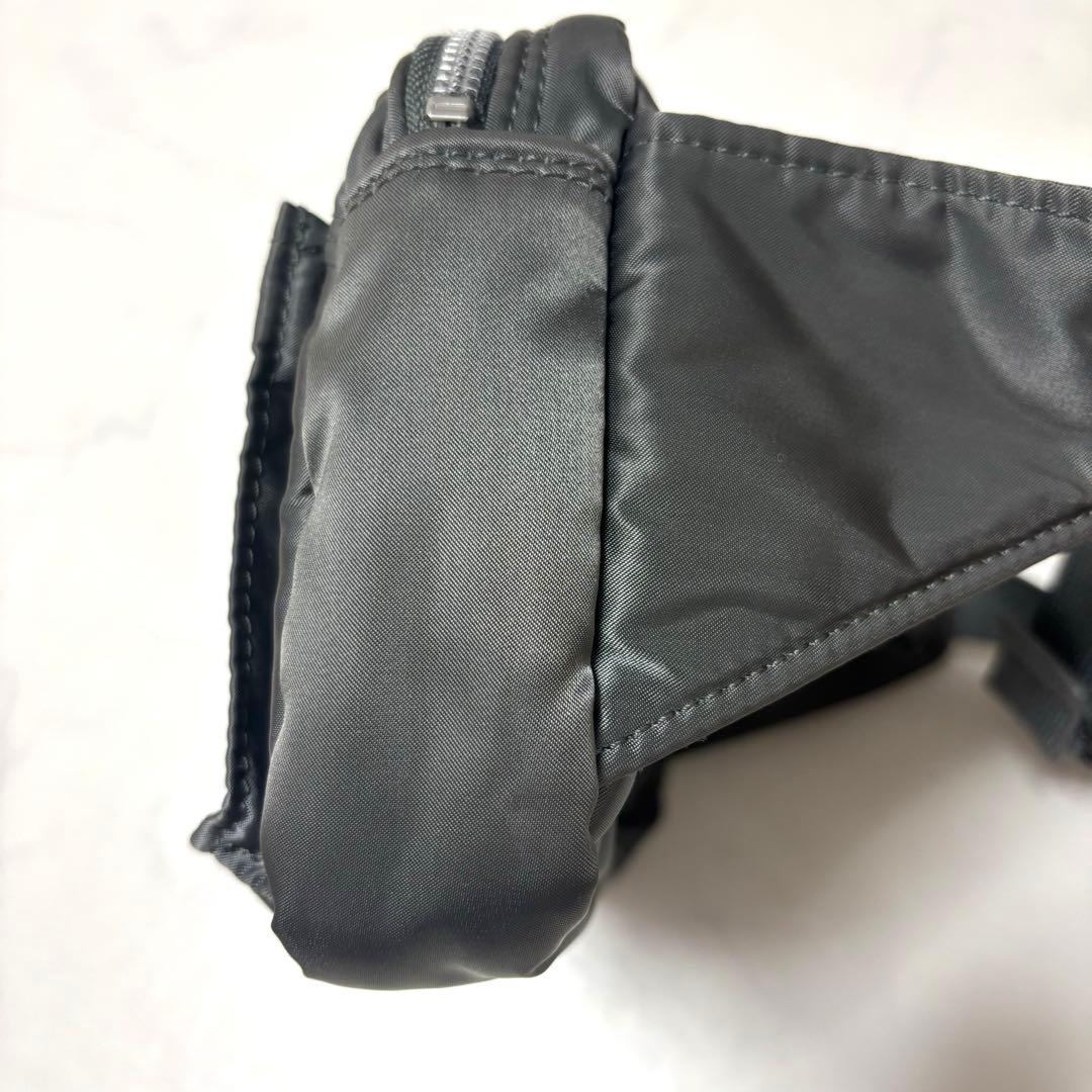 新品同様⭐︎ポーター ショルダー ボディバッグ タンカー 廃盤 希少シルバーグレー