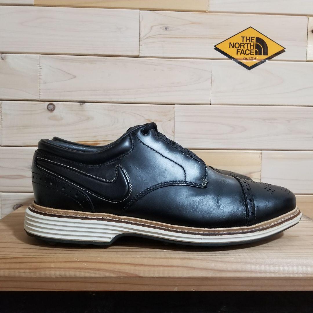 最高級 美品 NIKE ルナ クレイトン ゴルフシューズ 26.0 本革 レザー