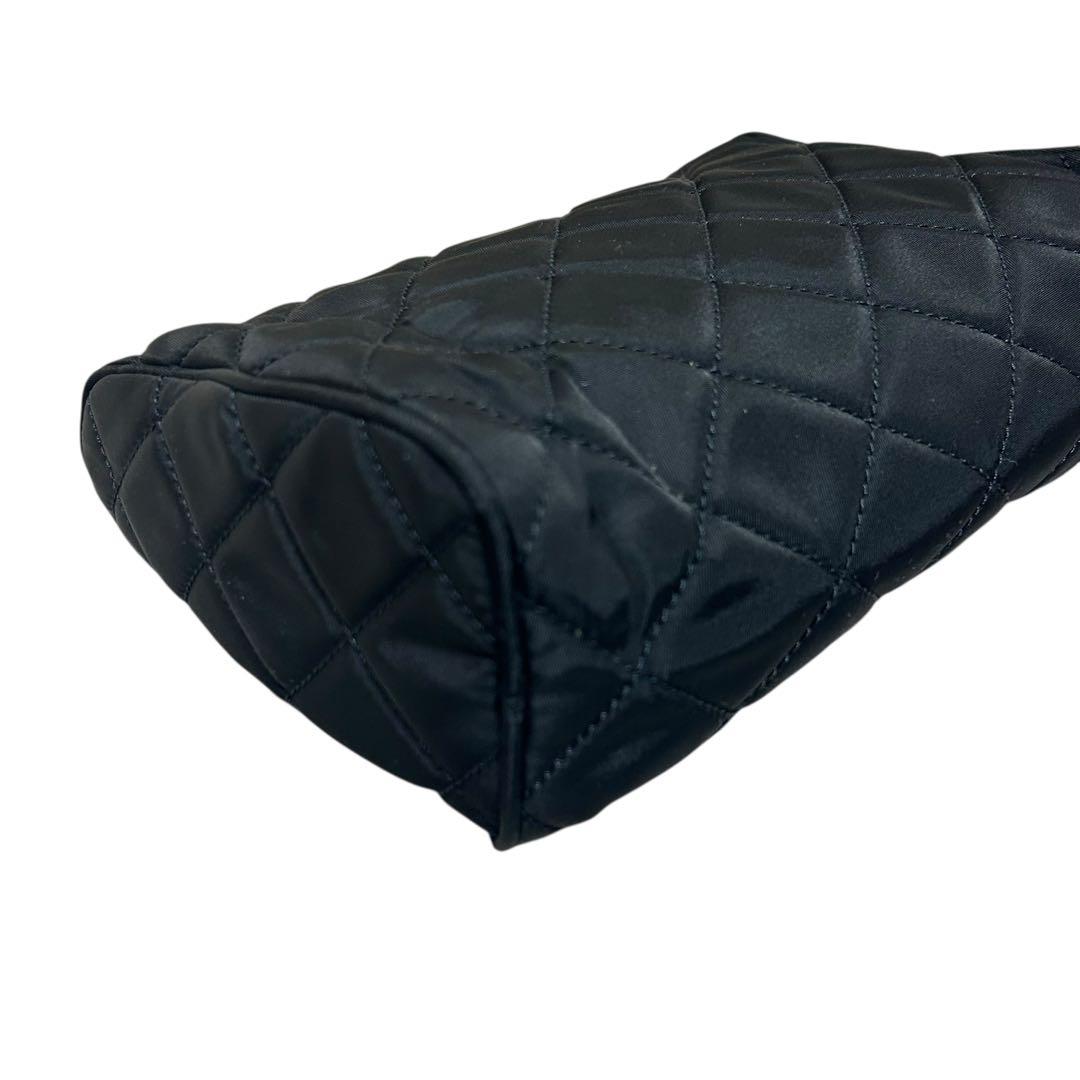 PRADA キルティングポーチ　ナイロン　ブラック　プラダ