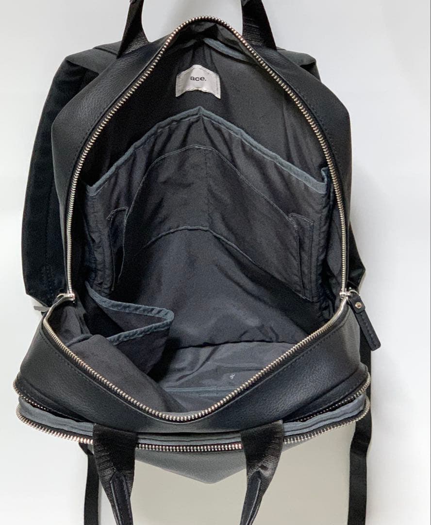 ace. エース フィッテムクラス ブラック A4収納可 ビジネス リュック