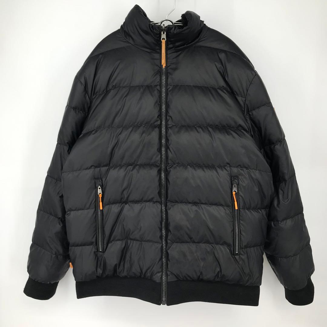 ティンバーランド ダウンジャケット XXL ブラック リバーシブル ボア