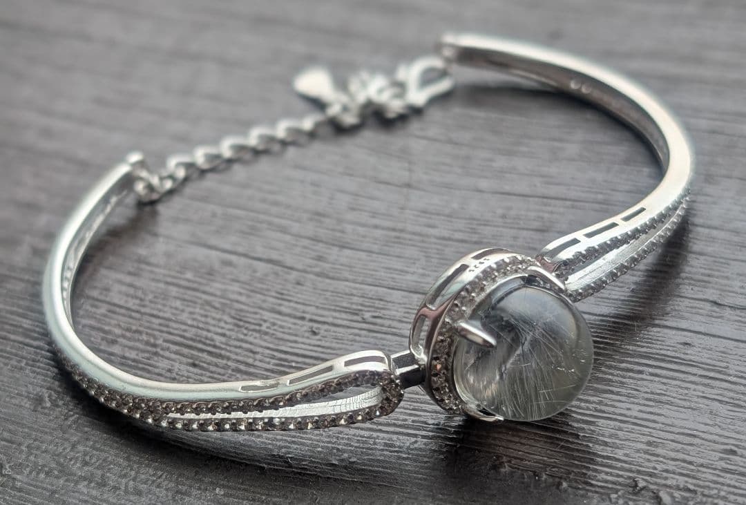 超高品質針満々艶々プラチナルチルブレス1点物