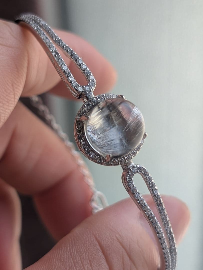 超高品質針満々艶々プラチナルチルブレス1点物