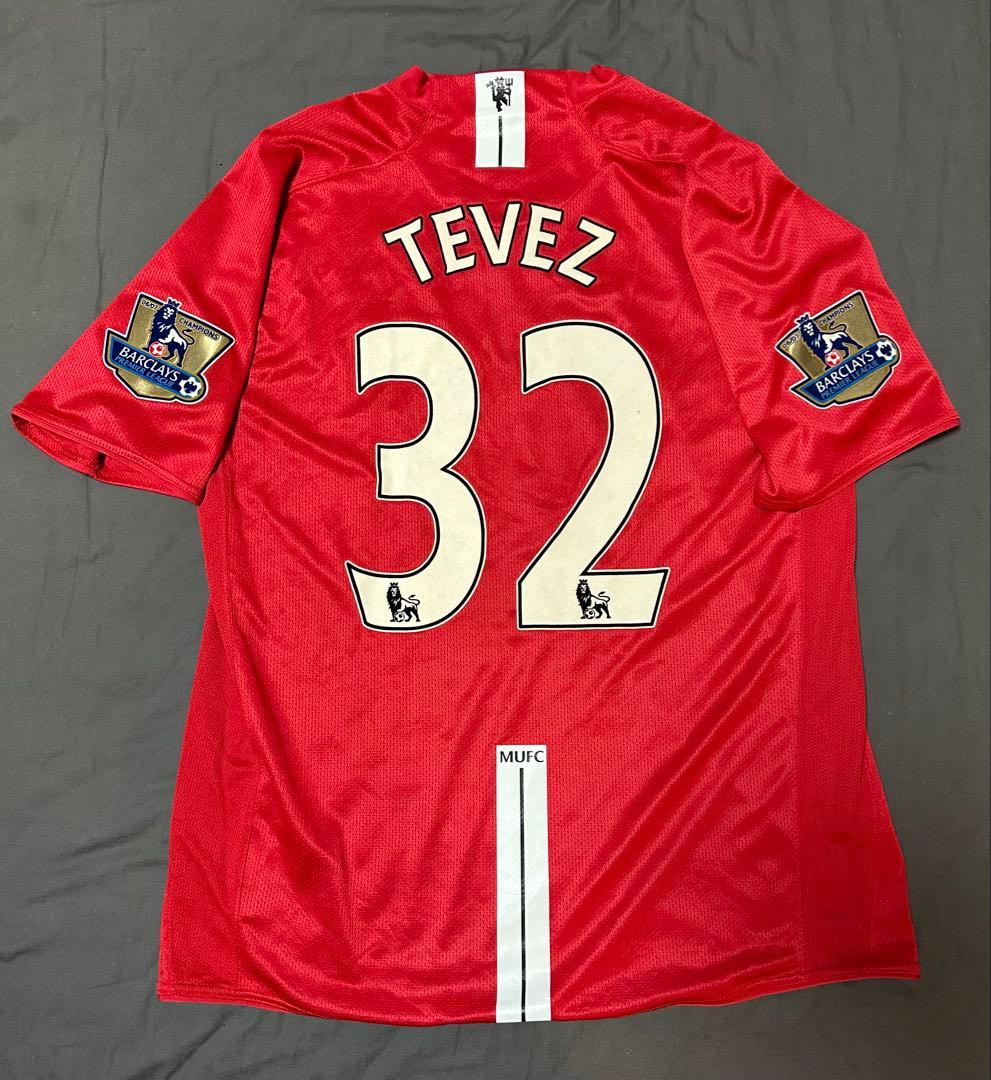 正規品 2007/2008 マンチェスター•ユナイテッド テベス Lサイズ - メルカリ