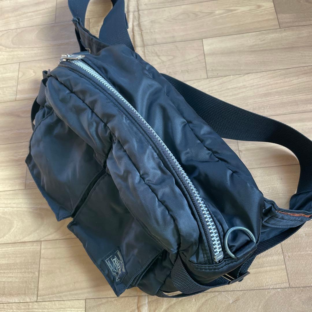 極美品　ポーター　タンカー　ボディバッグ　ウエストバッグ　2way 黒