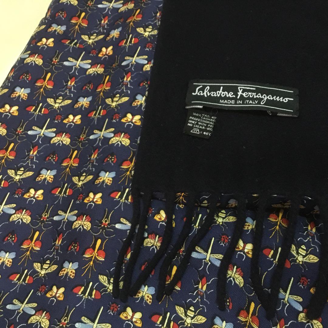 未使用＊美品☆サルバトーレフェラガモ＊マフラー＊シルクイタリア製ローマにて購入！