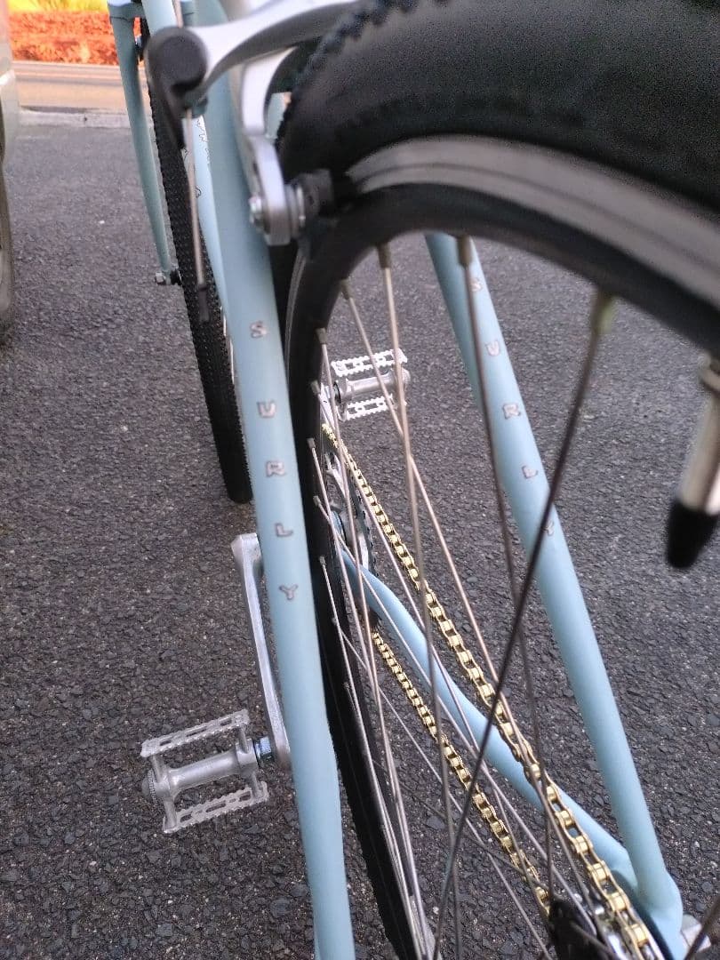 Surly Steamroller 水色 ピストバイク　サイズ56