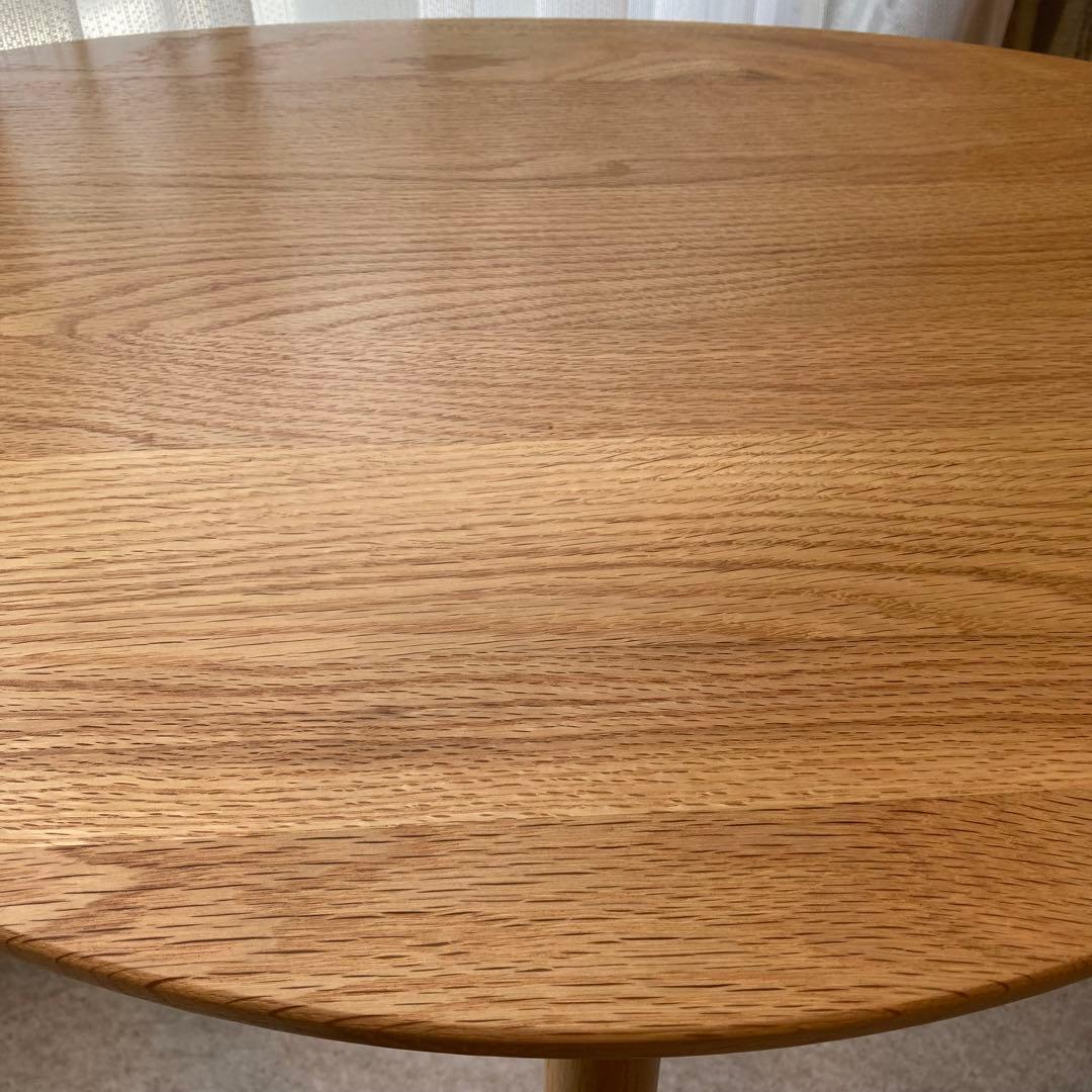 サイドテーブル2脚　ネストテーブル風　オーク無垢材