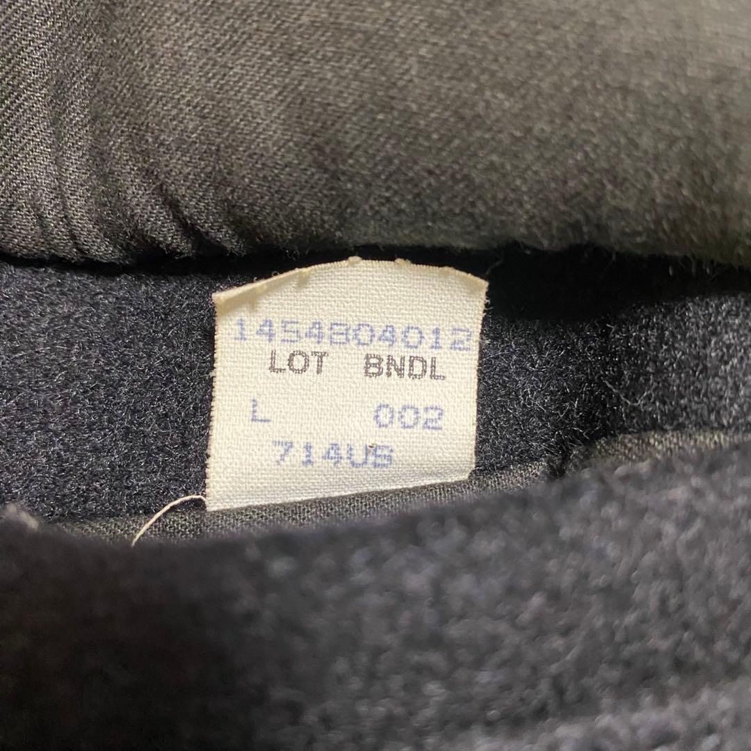 【美品◦現行✨】schott メルトン 714US ダブルチェスターコート 黒L