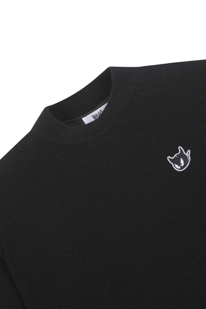 新品WAACゴルフメンズニットLサイズ黒