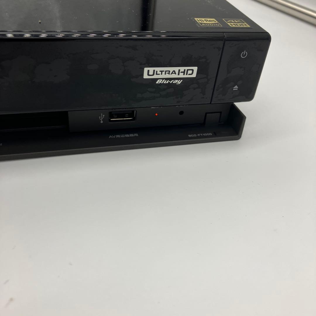 美品　SONY ブルーレイレコーダー BDZ-FT1000（2018年製）