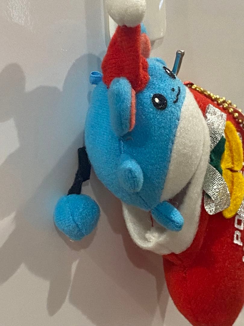 絶版当時物ポケモンオーナメントぬいぐるみ☆マリル/靴下タグ付•新品未