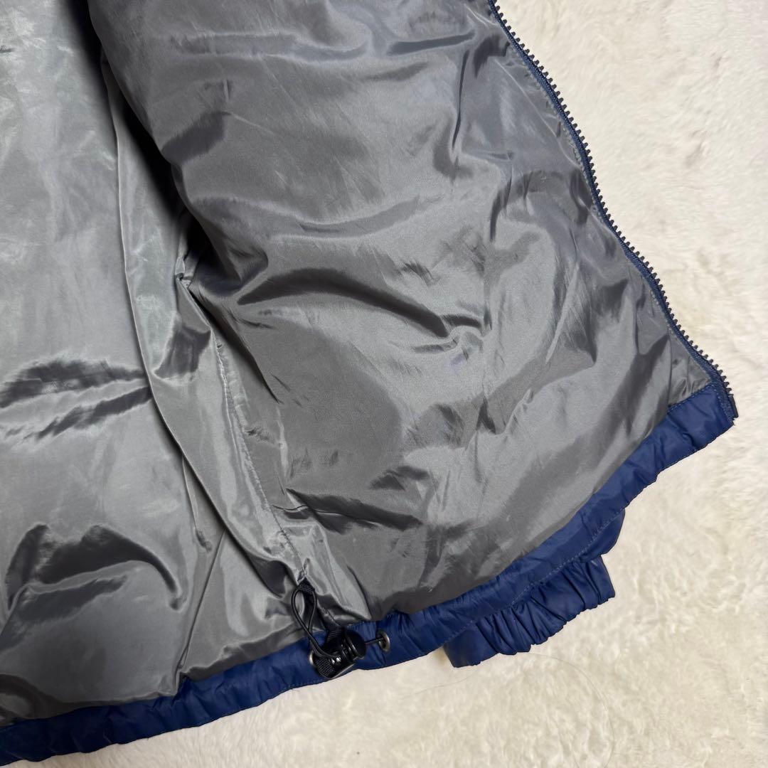 Eddie Bauer 00s puffy jacket メンズXS青短丈y2k