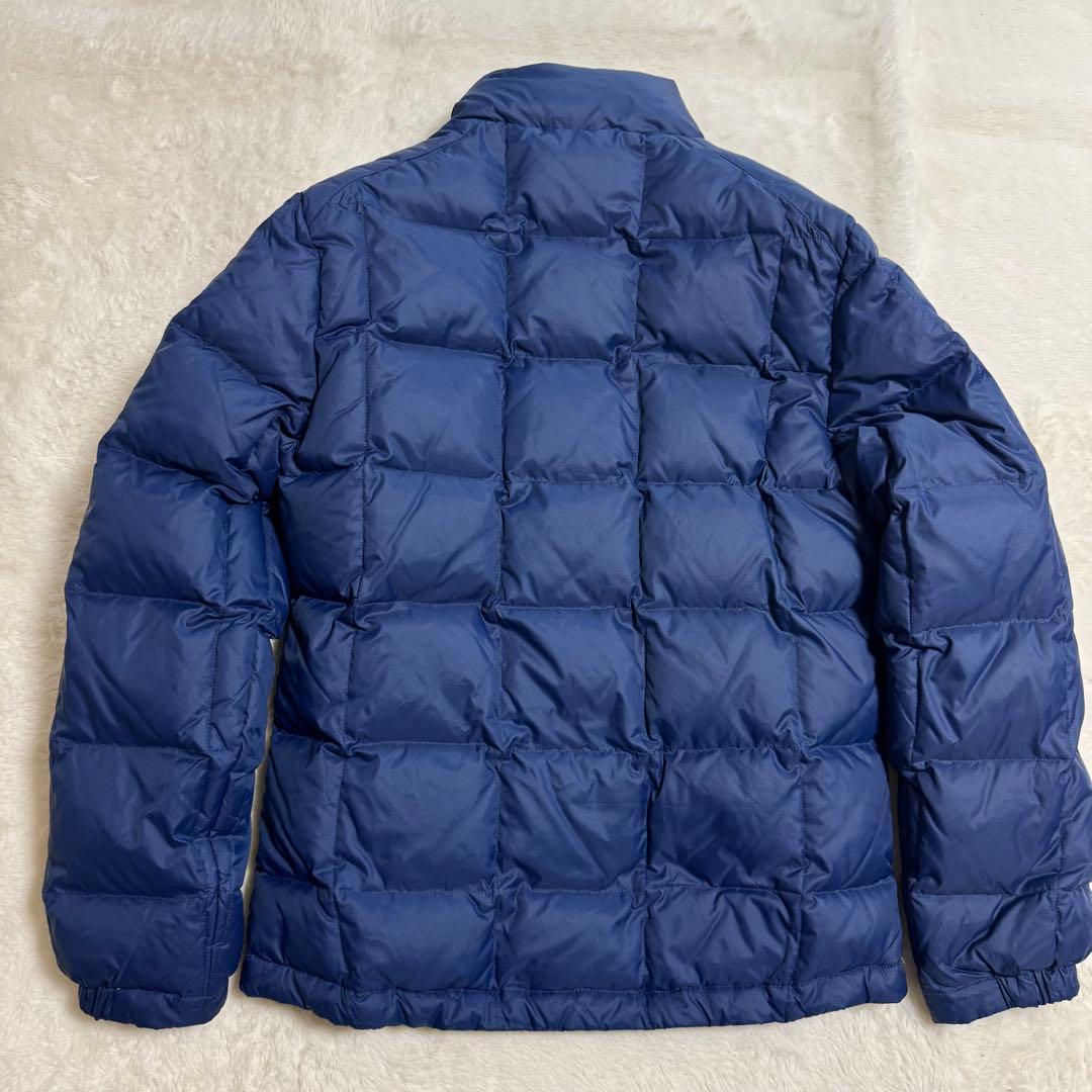 Eddie Bauer 00s puffy jacket メンズXS青短丈y2k