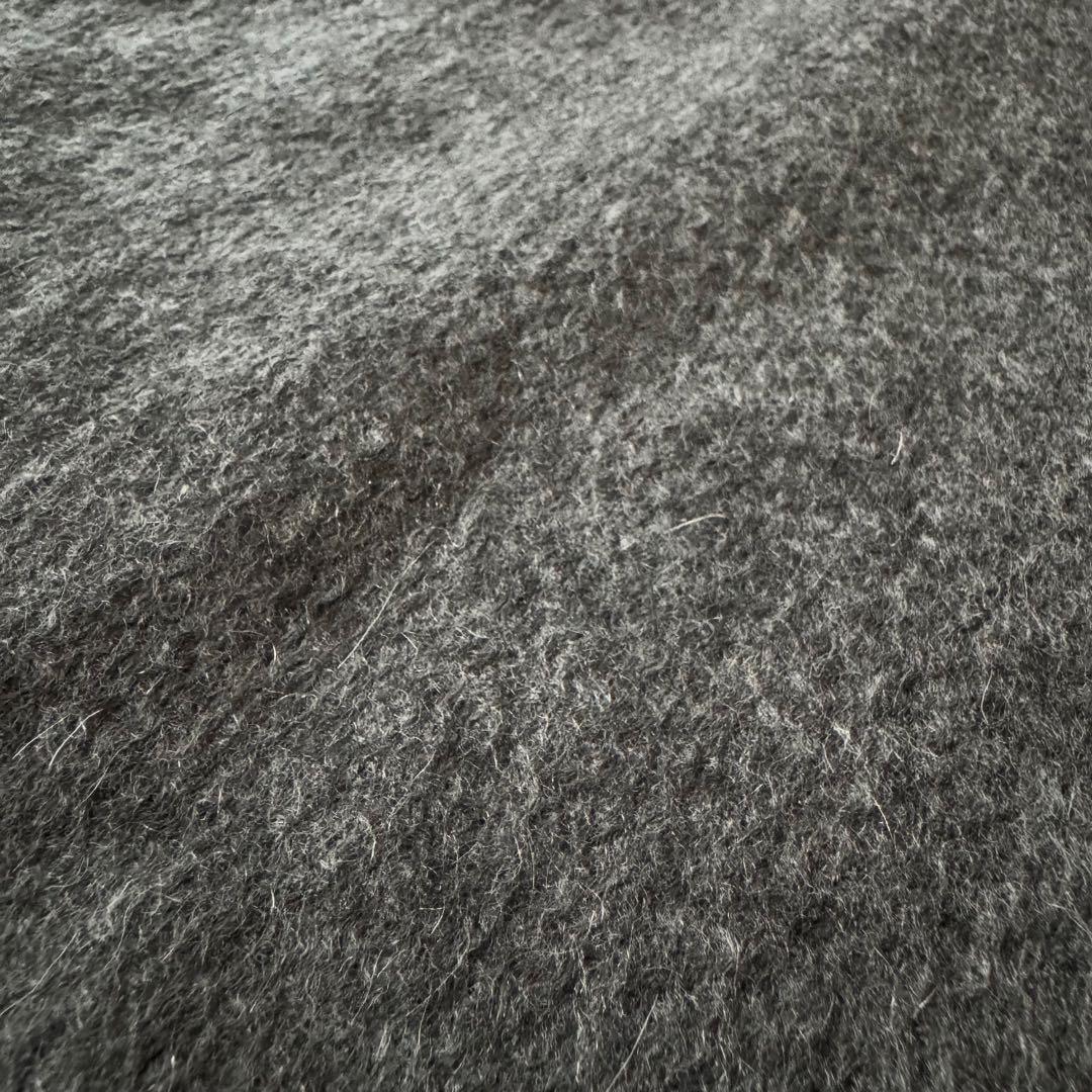 美品　極上の肌触り　ロロピアーナ 最高級カシミヤ100% 大判マフラー　グレー