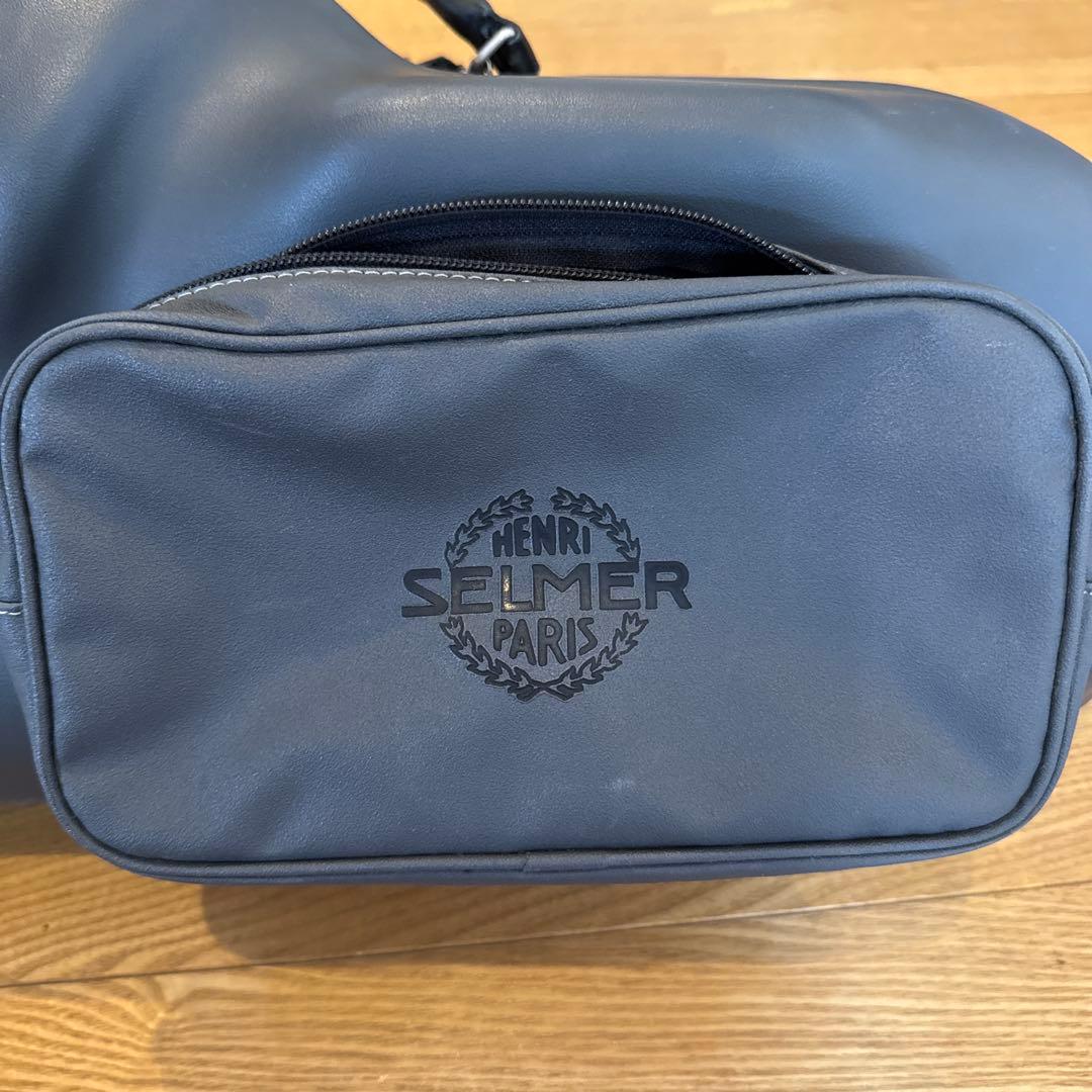 SELMER アルトサックスソフトケース グレー　純正品　純正ストラップ付き