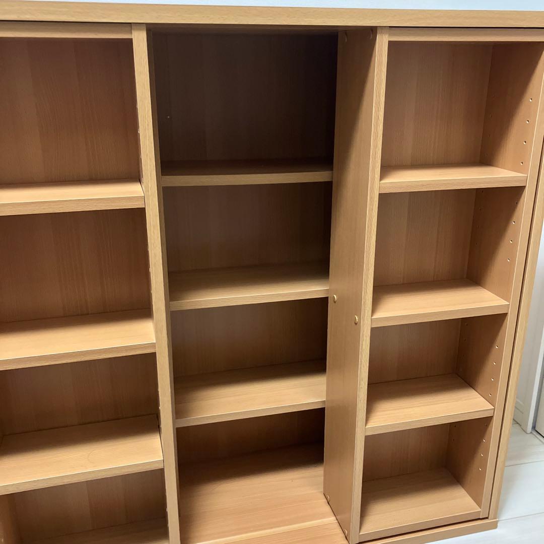 Y*o様 本棚　スライド収納棚　大容量　マンガ500冊以上収納可