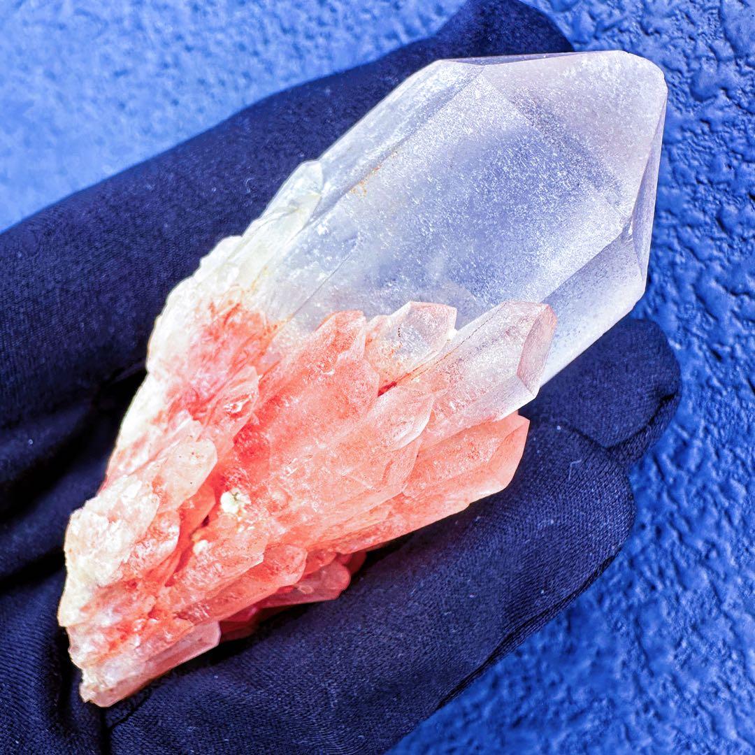 爆アレ❗️可愛いピンク♡超綺麗マダガスカル産パイナップルピンククラスターA1417