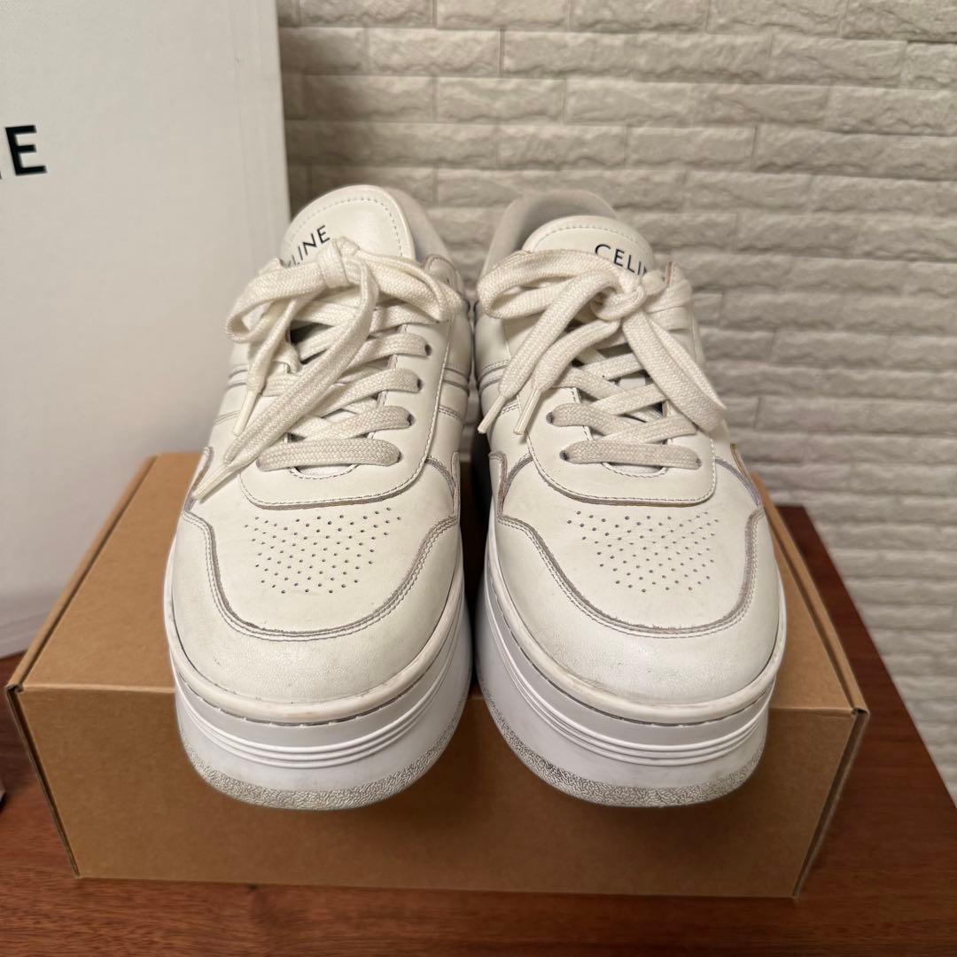 最終値下げ！正規CELINE ブロックスニーカー ウェッジアウトソール