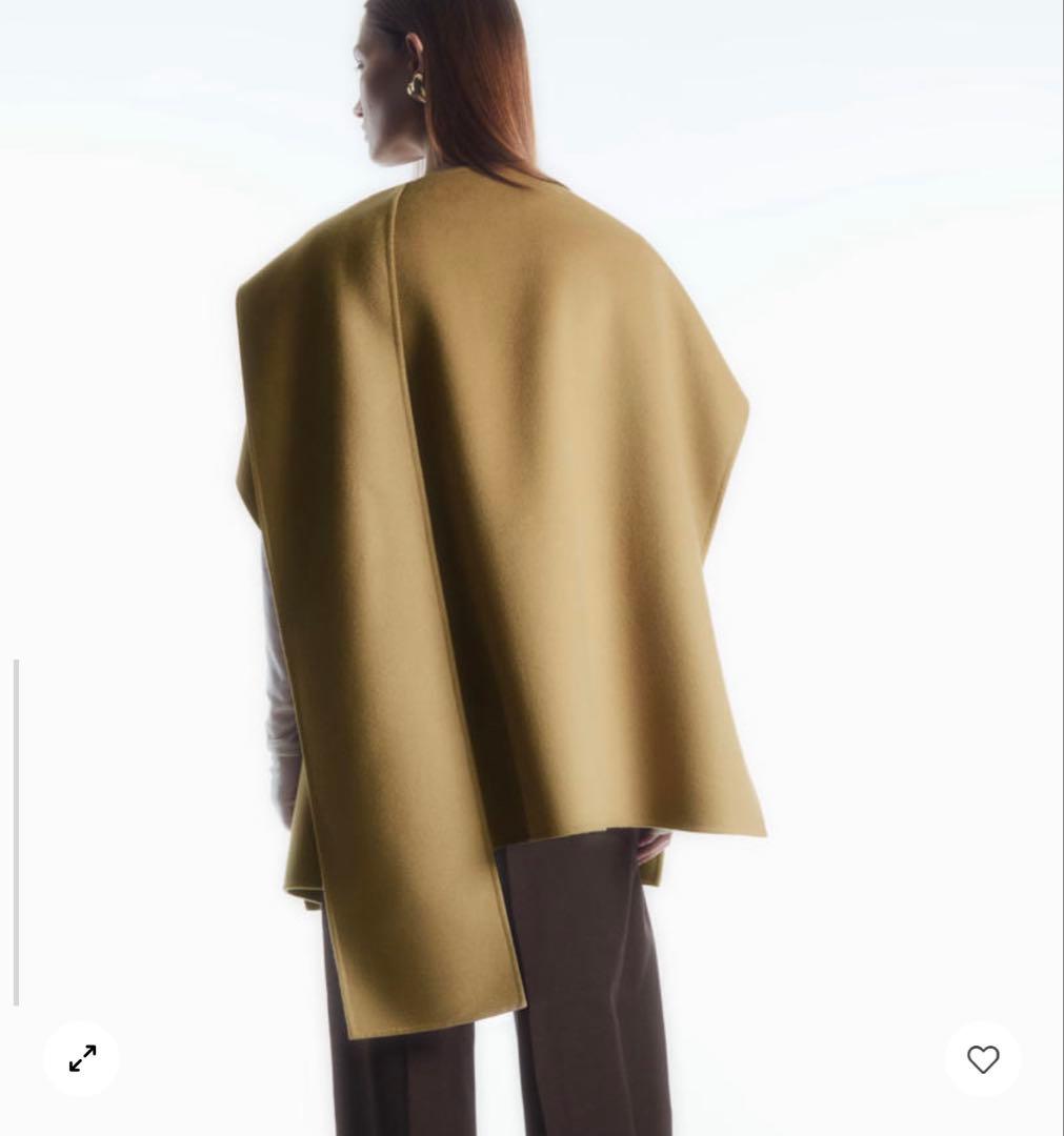 COS ウールブレンドケープ - メルカリ