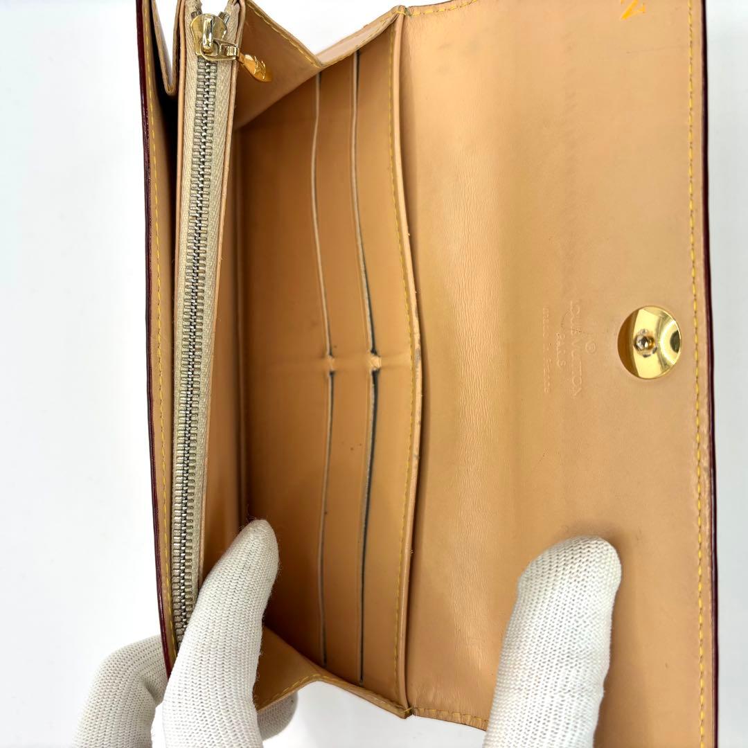 正規品 ルイヴィトン サラ マルチカラー 折り財布 総柄 pvc レザー ボタン