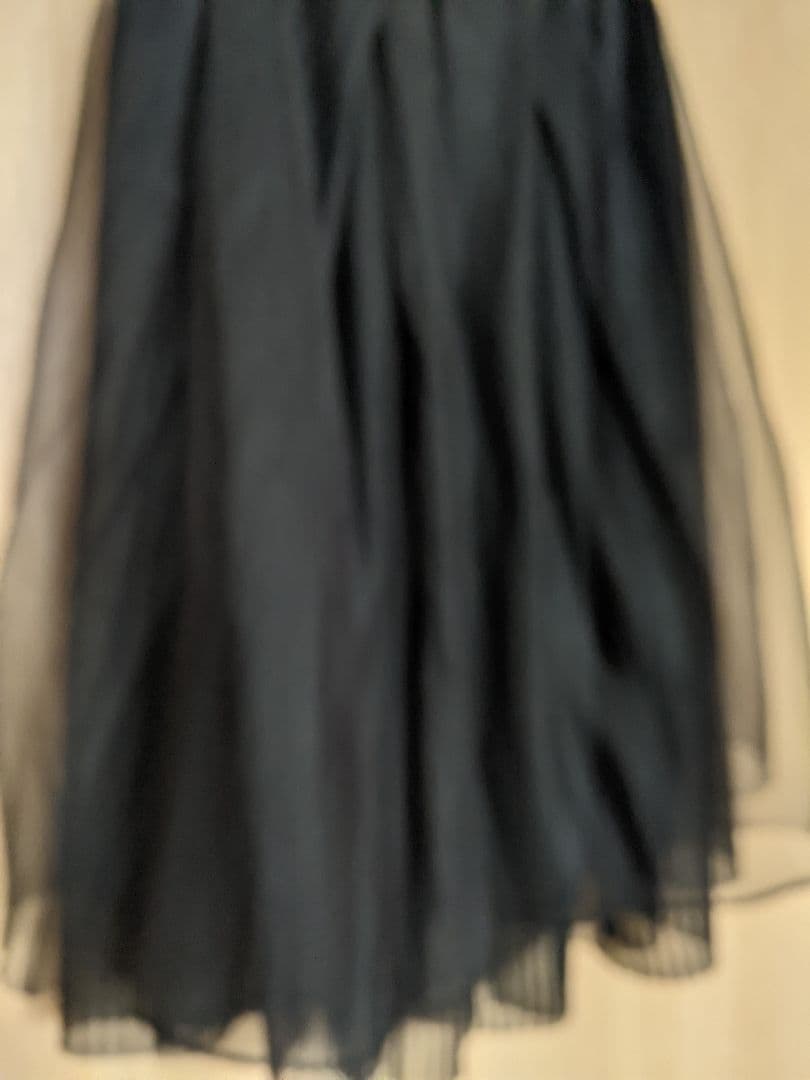 COMMEdesGARCONSコムデギャルソンチュールスカート黒ロングスカート