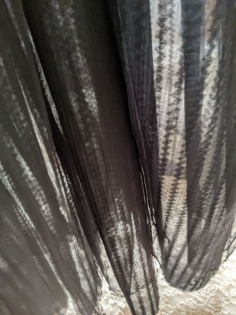 COMMEdesGARCONSコムデギャルソンチュールスカート黒ロングスカート