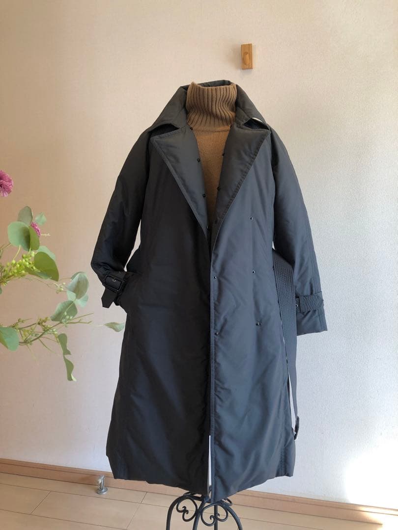 ダーマコレクション フォックスファー ダウンロングコート2way S〜M