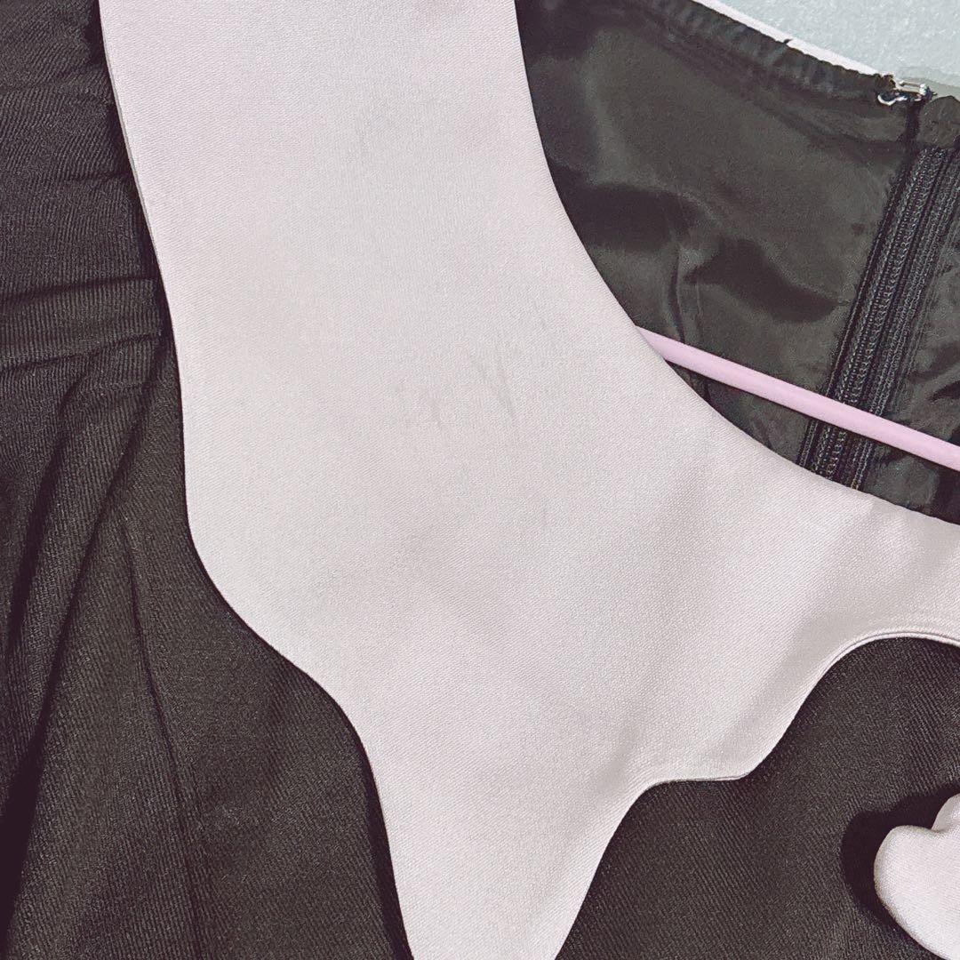 【即購入可】pium melty chocolate フリルエプロンワンピース